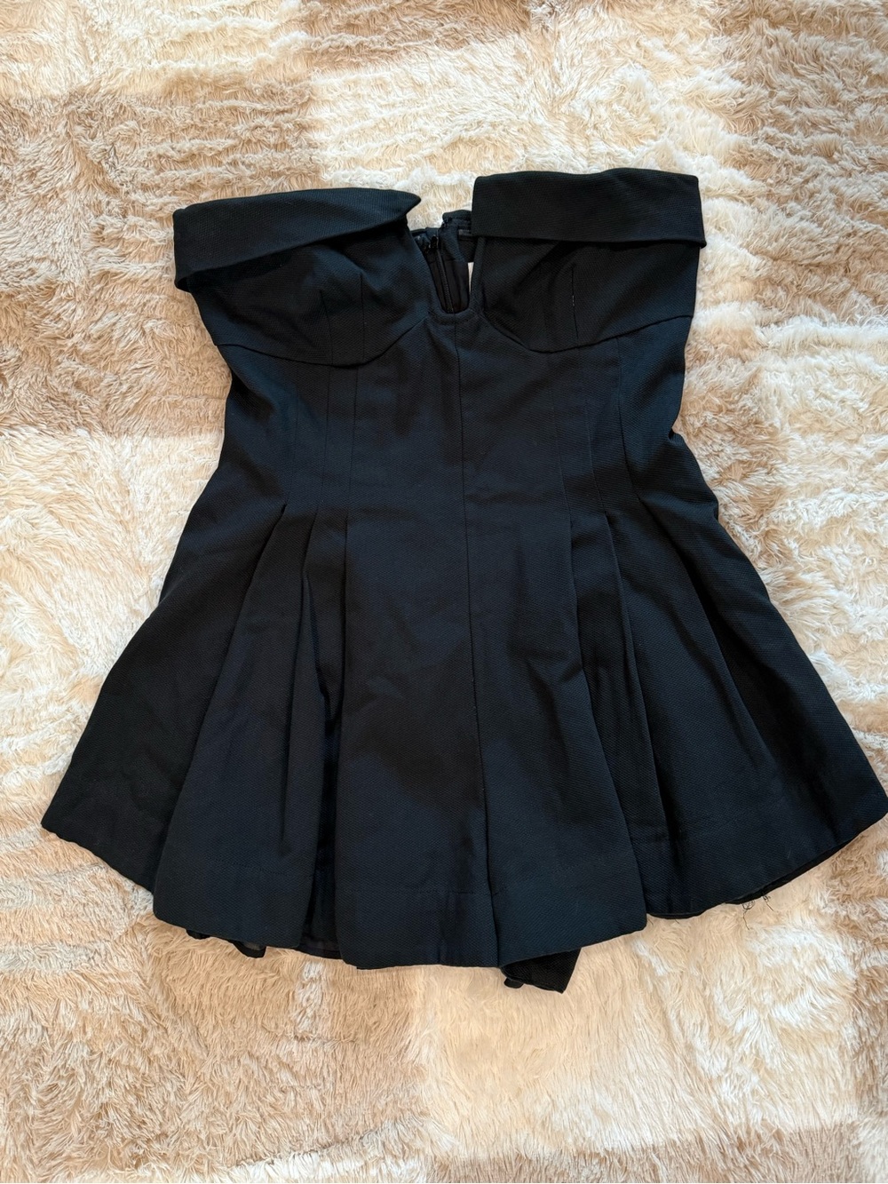 NWT Maeve Strapless Black Romper